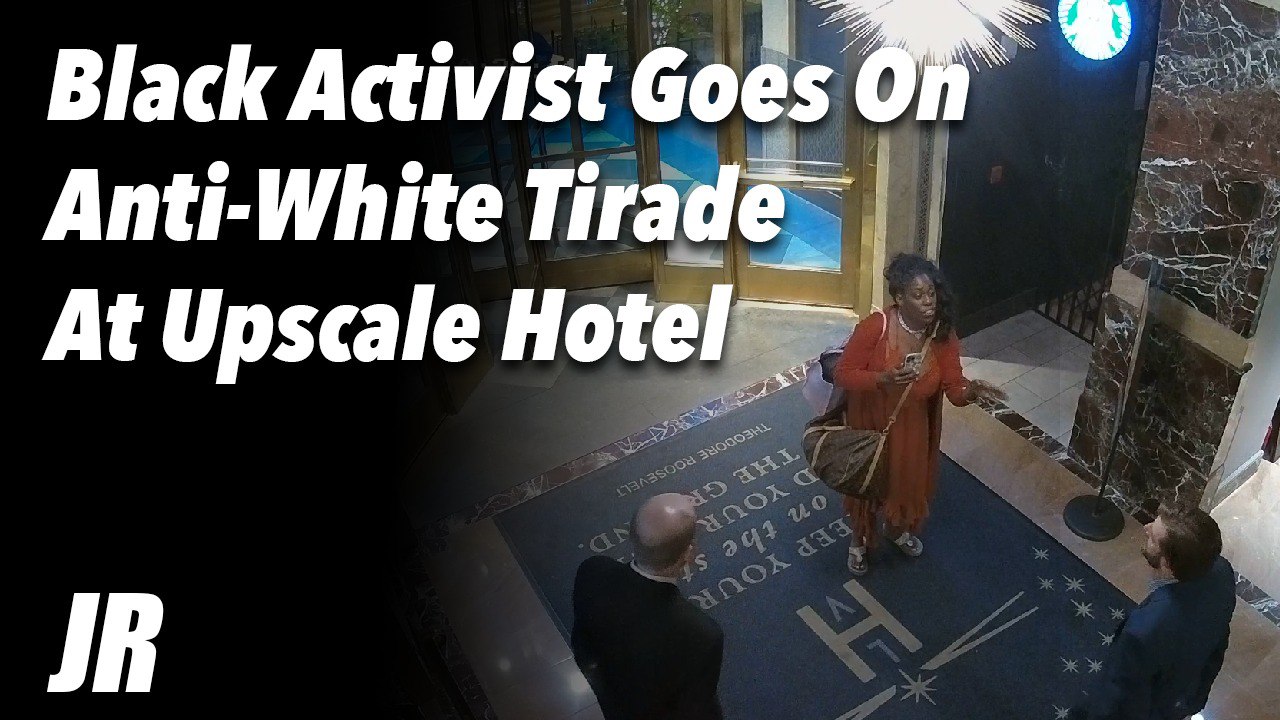 Justice Report Exclusive: Ohio based Black activist goes on anti-White tirade in upscale hotel
