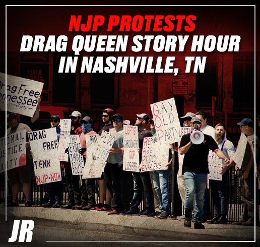 National Justice Party opposes ‘drag queen story hour’ in largest protest to date