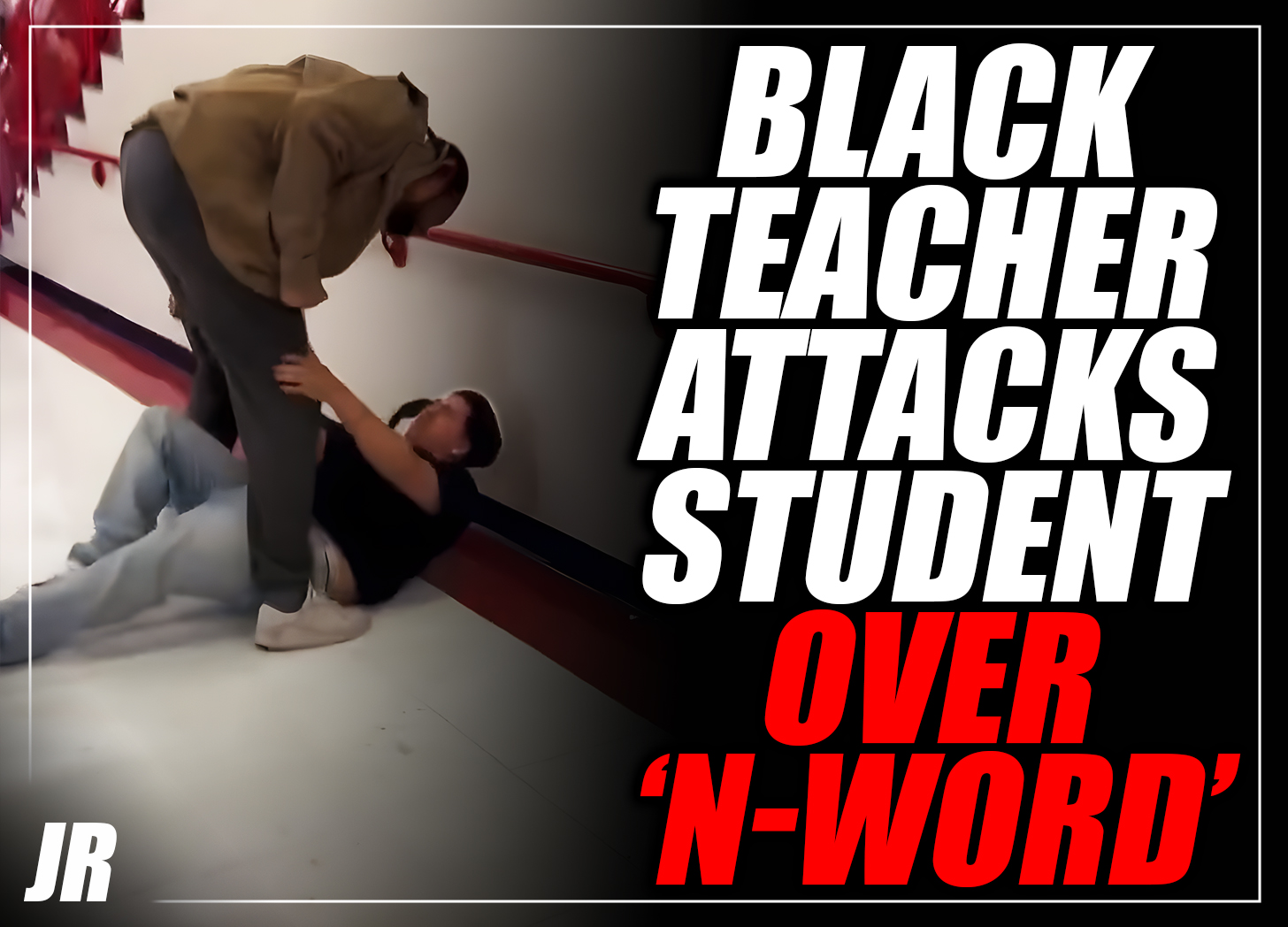 Black teacher brutalizes student over alleged use of ‘racial slur’